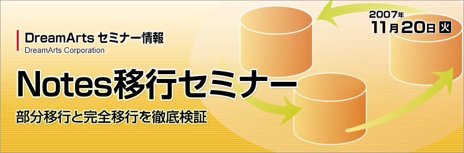 Notes移行支援セミナー 部分移行と完全移行を徹底検証