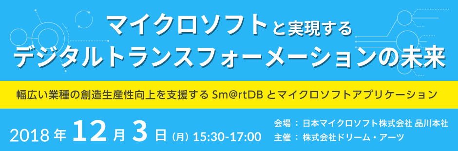 マイクロソフトと実現するデジタルトランスフォーメーションの未来