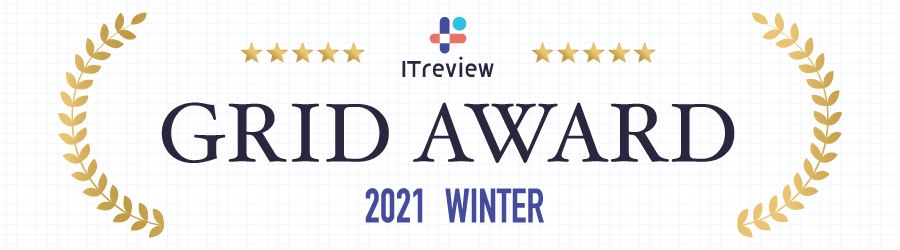 ITreview Grid Award 2021 Winterのロゴ