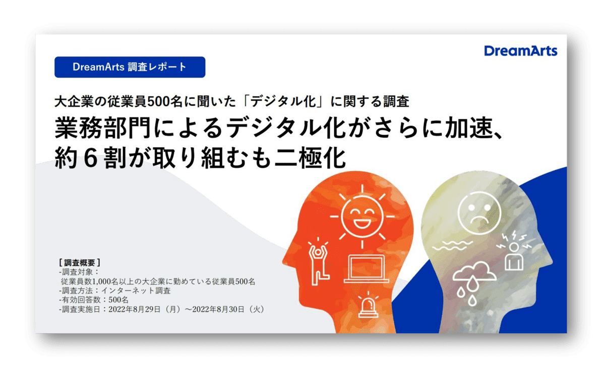 大企業のデジタル化に関する調査レポート