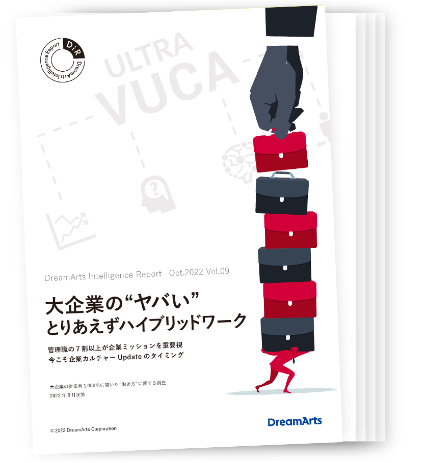  “調査レポート『大企業の”ヤバい”他人毎DXの実態