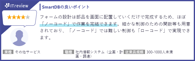 ユーザーの声その1