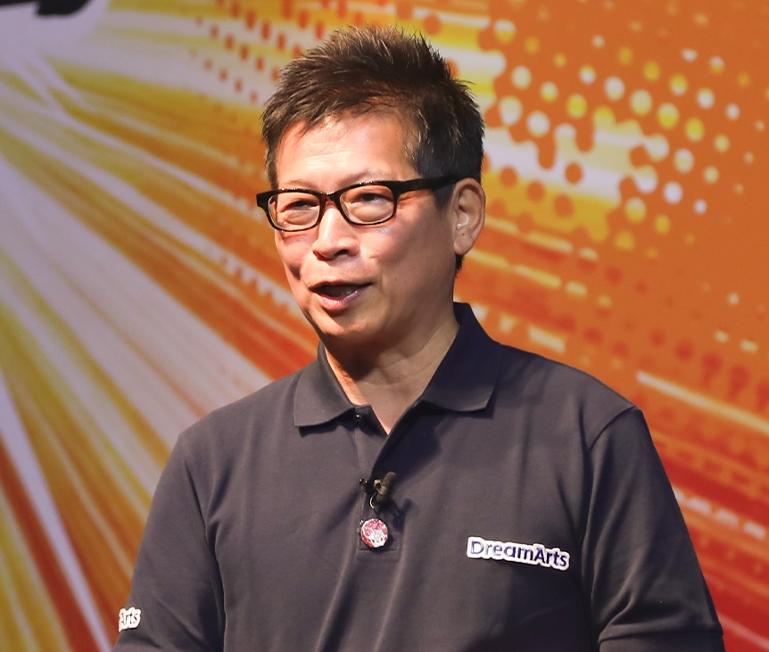KDDI 横山 拓郎氏とドリーム・アーツによる対談の様子